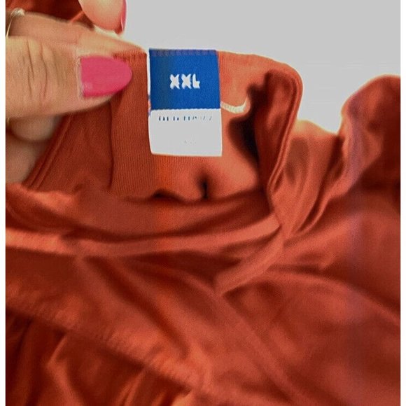 Old Navy  Fit & Flare Cami Mini Cross Cross Back Dress XXL red Pockets not NWT - Picture 6 of 9